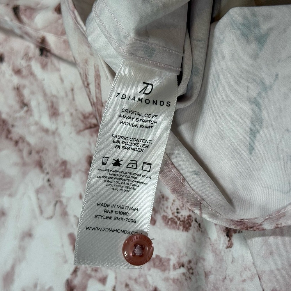 7Diamonds 4-Way Stretch Shirts Men's Large Spandex Silky Stretch Lot of 3 AOP - Picture 8 of 12